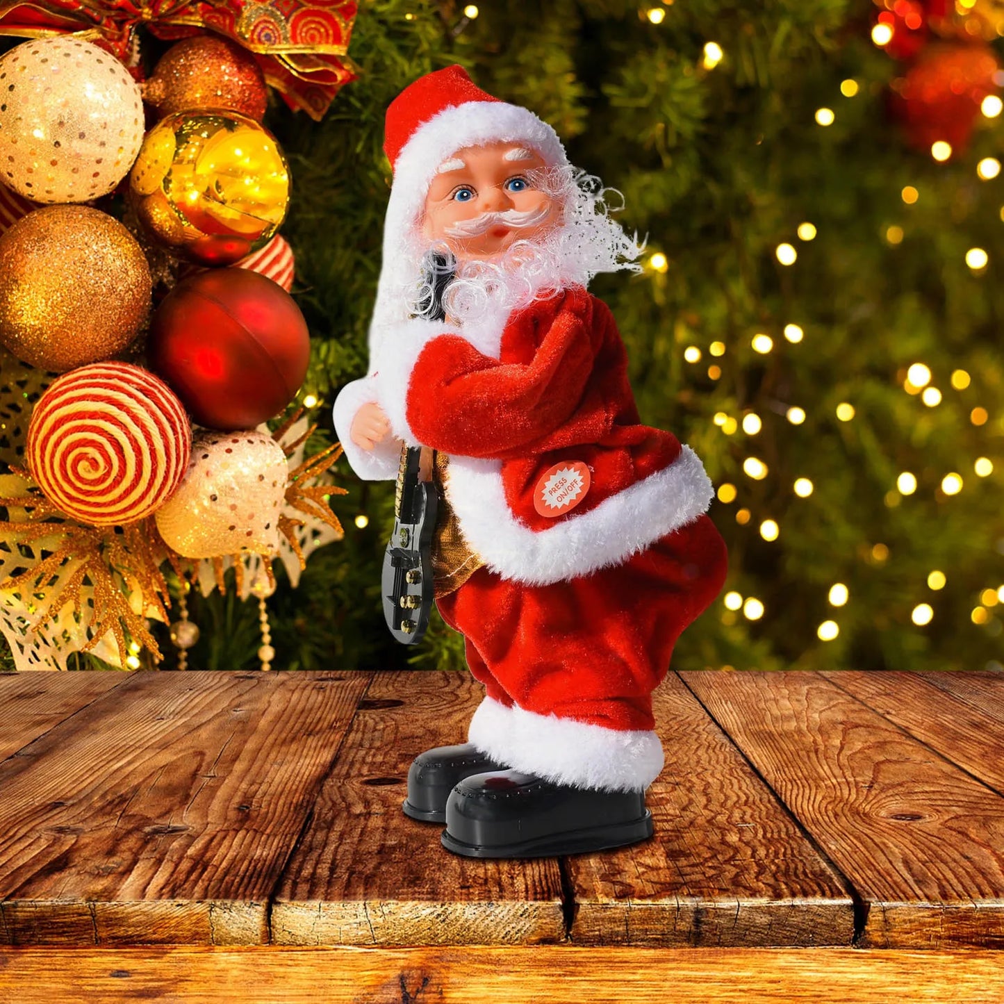 Electric Santa Claus With Music  Dancing