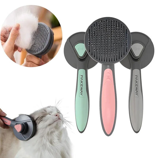 Pet Hair Removal Comb  Self Cleaning