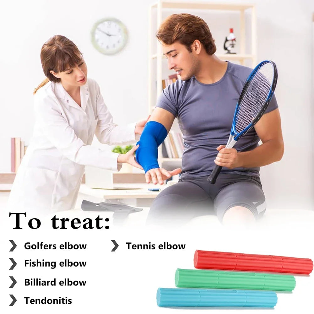 Flexible Bars for Physical Therapy - Alleviates Tendonitis Pain