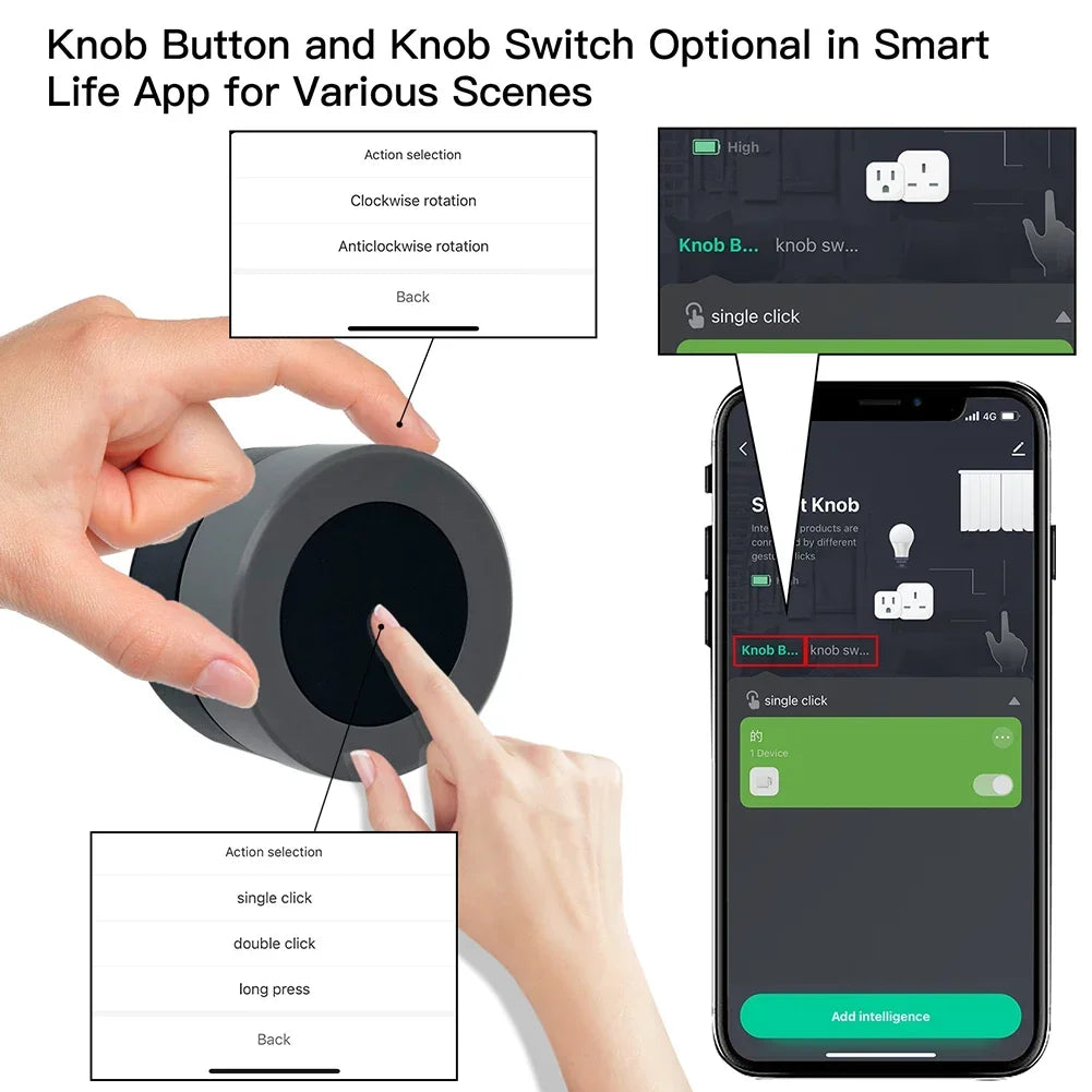 New Tuya ZigBee Smart Knob Switch