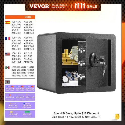 VEVOR 1.2/0.5 Cubbic Fit Electronic Safe