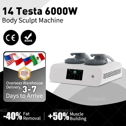 Free Shipping EMS EMSzero Neo 6000W Hi-emt Sculpt Machine NOVA Muscle Stimulator Body Shaping Massage Equipment