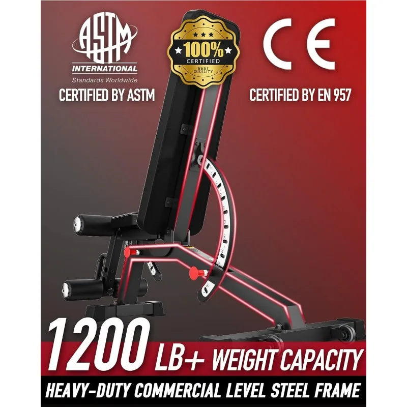 1200LB  Heavy Duty Bench1000 PRO Adjustable