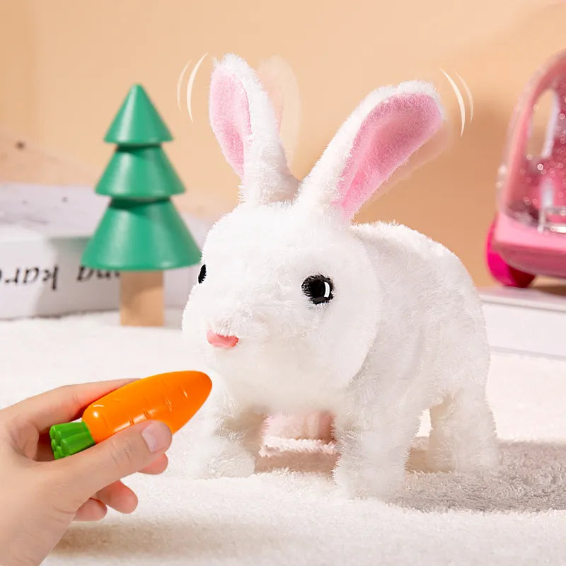 Plush  Rabbit  Electronic Pet With Sound & Accessories
