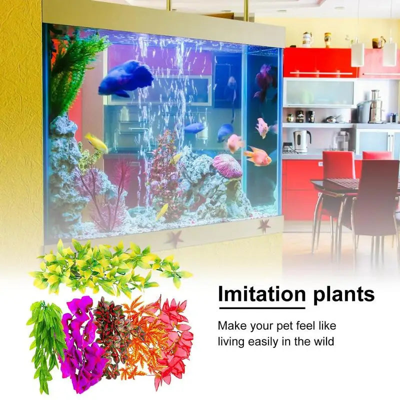 12 Inch Simulated Plant With Suction Cup
