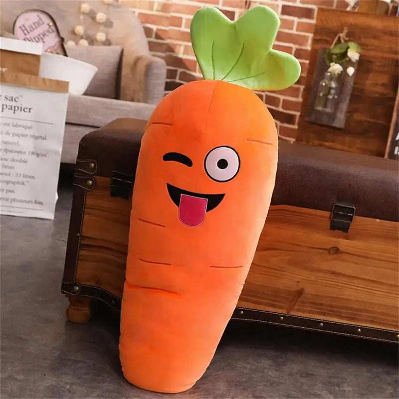 45cm Cartoon Plant Smile Carrot Plush